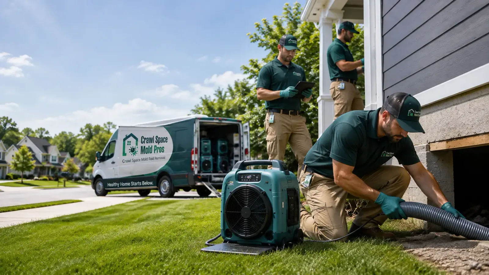 Crawl Space Mold Removal in De Pere, WI